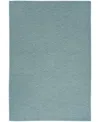 Nourison Home Washable Solutions Wsl01 6'x9' Area Rug In Aqua