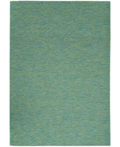 Nourison Home Washable Solutions Wsl01 7'x10' Area Rug In Blue,green