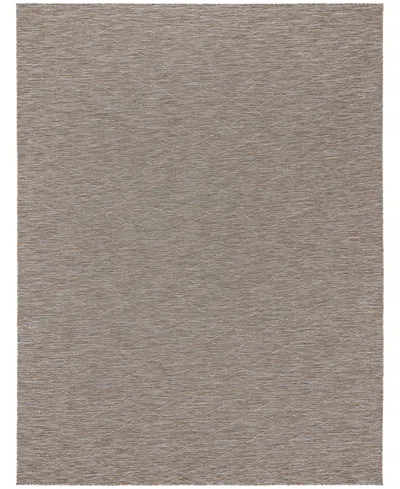 Nourison Home Washable Solutions Wsl01 8'x10' Area Rug In Gray,mocha