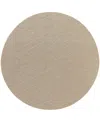 Nourison Home Washable Solutions Wsl01 8'x8' Round Area Rug In Taupe