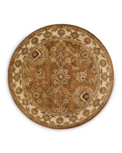 Nourison Jaipur Ja13 Round Area Rug, 8' X 8' In Rust
