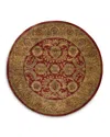 Nourison Jaipur Ja17 Round Area Rug, 8' X 8' In Burgundy