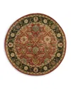 Nourison Jaipur Ja35 Round Area Rug, 8' X 8' In Brick