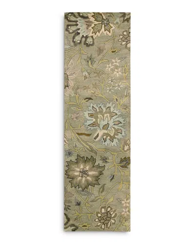 Nourison Jaipur Ja41 Runner Area Rug, 2'4 X 8' In Silver