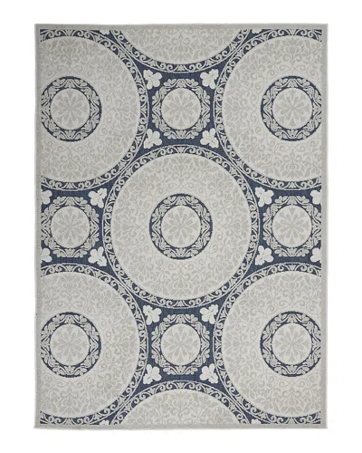 Nourison Key Largo Klg03 Area Rug, 7'10 X 9'10 In Blue
