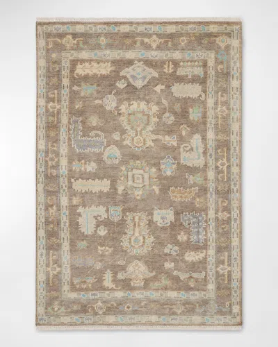 Nourison Lincoln Hand-knotted Rug In Brown