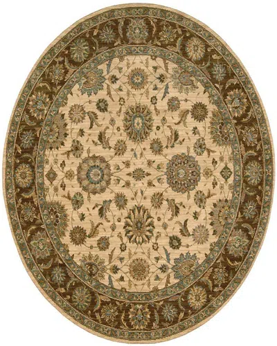 Nourison Living Treasures Li05 Beige 5'10" Round Rug