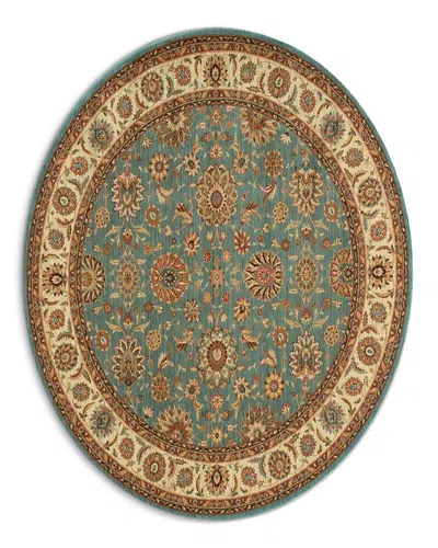Nourison Living Treasures Li05 Round Area Rug , 7'10 Round In Aqua