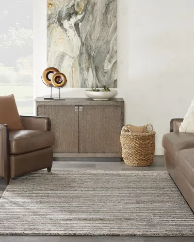 Nourison Logan Hand-knotted Rug In Brown