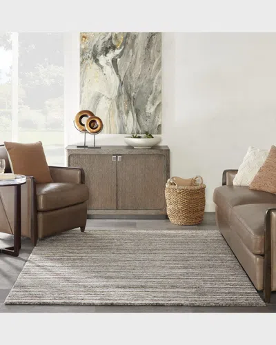 Nourison Logan Hand-knotted Rug In Brown