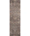 Nourison Lucent Lcn02 Slate 2'3" X 8' Runner Rug In Slate