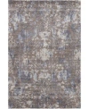 Nourison Lucent Lcn03 Gray 3'9" X 5'9" Area Rug In Gray