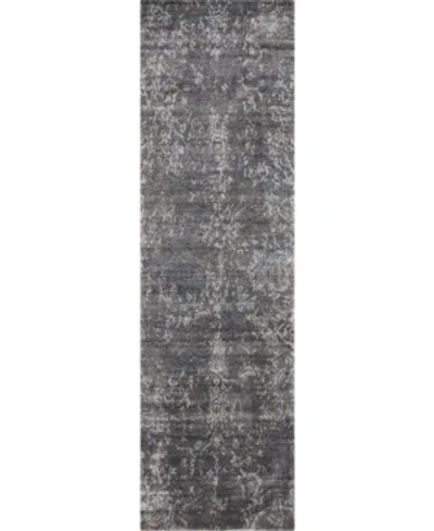 Nourison Lucent Lcn04 Charcoal 2'3" X 8' Runner Rug