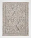 Nourison Lynx Gray/blue Power-loomed Rug, 10' X 14'