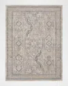 Nourison Lynx Gray/blue Power-loomed Rug, 12' X 15'
