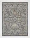 Nourison Lynx Navy Power-loomed Rug, 10' X 14'