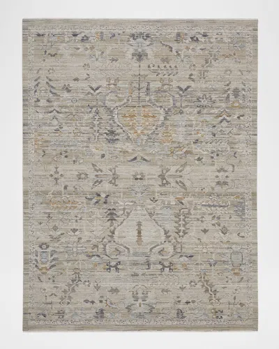 Nourison Lynx Taupe Power-loomed Rug In Brown