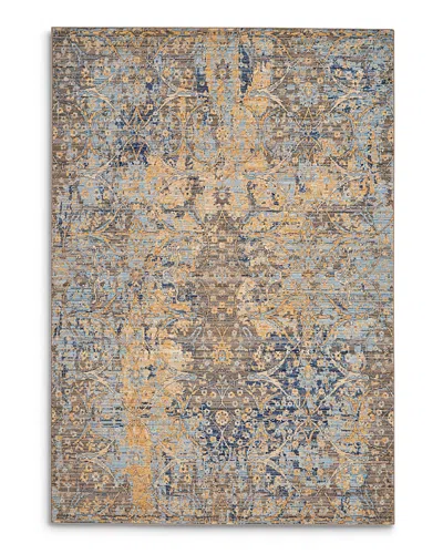 Nourison Majestic Mst01 Area Rug, 5'6 X 8' In Beige Blue