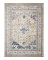 Nourison Malta Mai02 Area Rug, 5'3 X 7'7 In Beige Blue