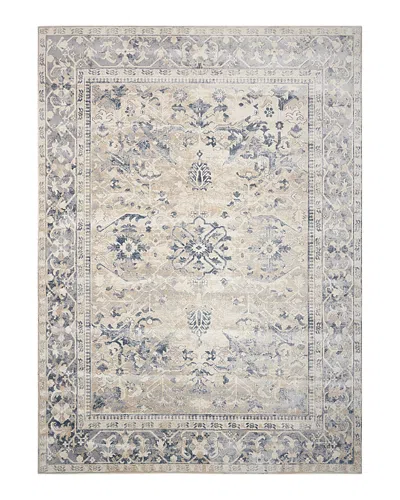 Nourison Malta Mai05 Area Rug, 7'10 X 10'10 In Ivory/blue