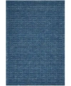 Nourison Marana Mnn01 Navy 8' X 10'6" Area Rug In Blue