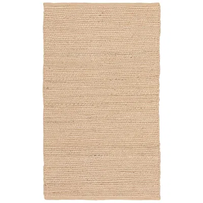 Nourison Natural Jute Njt01 3'x5' Bleached Rectangular Area Rug