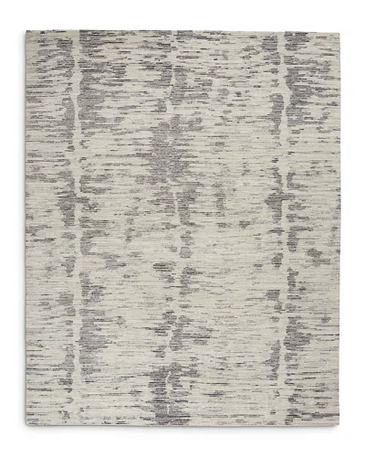Nourison Ocean Ocp03 Area Rug, 7'9 X 9'9 In Cream/charcoal