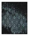 Nourison Opaline Rug - Abstract, 3'9 X 5'9 In Midnight Blue