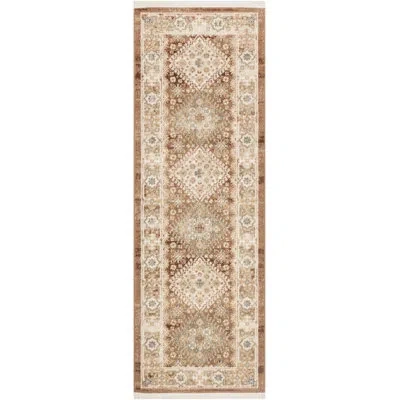 Nourison Pardis 2' X 6' Rust Vintage Indoor Rug