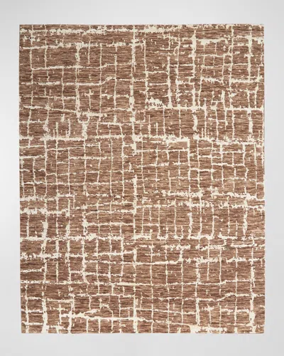 Nourison Pilot Hand-knotted Rug, 8' X 10' In Mocha Ivory