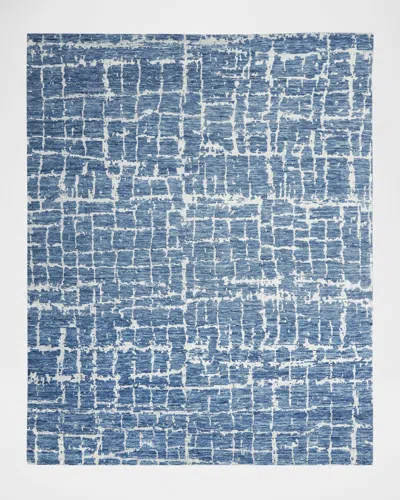 Nourison Pilot Hand-knotted Rug In Blue