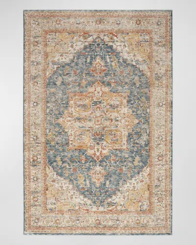 Nourison Portland Machine-loomed Rug, 5' X 8' In Blue