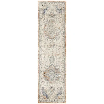 Nourison Power Loom Indoor/outdoor Rug In Blue;beige