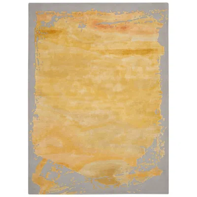 Nourison Prismatic 5'6"x7'5" Gray Gold Wool Area Rug