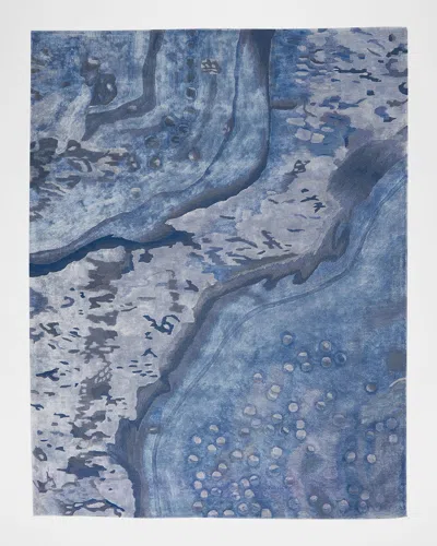 Nourison Prismatic Blue Hand-tufted Rug, 10' X 14'