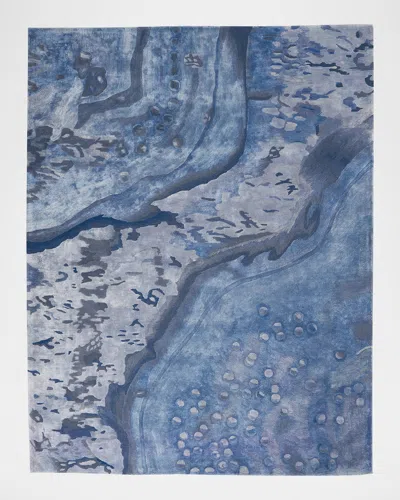 Nourison Prismatic Blue Hand-tufted Rug, 5' X 8'