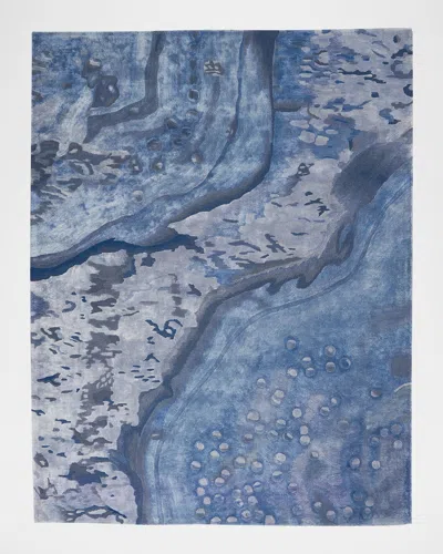Nourison Prismatic Blue Hand-tufted Rug, 9' X 12'