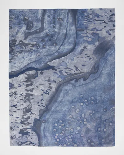 Nourison Prismatic Blue Hand-tufted Rug