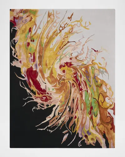 Nourison Prismatic Multicolor Swirl Hand-tufted Rug