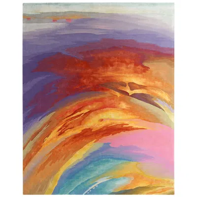 Nourison Prismatic Prs25 5'6"x7'5" Multi-colored Wool Area Rug