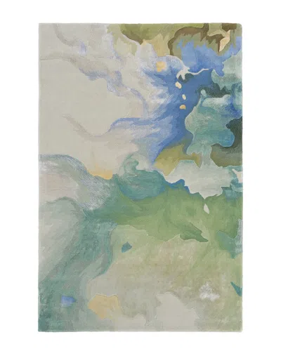 Nourison Prismatic Wool-blend Rug In Seafoam