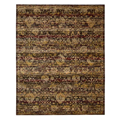 Nourison Rhapsody Rh007 Collection Area Rug, 7'9 X 9'9 In Ebony