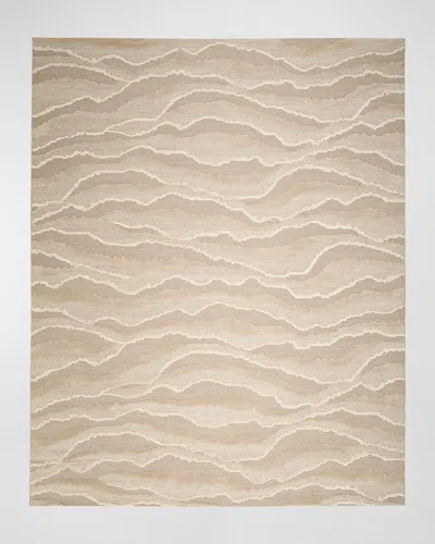 Nourison Rolling Hand-knotted Rug, 5' X 8' In Saddle