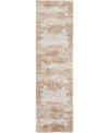 Nourison Rustic Textures Rus03 Beige 2'2" X 7'6" Runner Rug In Beige