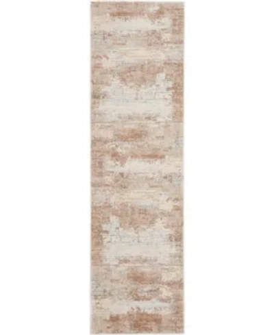 Nourison Rustic Textures Rus03 Beige 2'2" X 7'6" Runner Rug