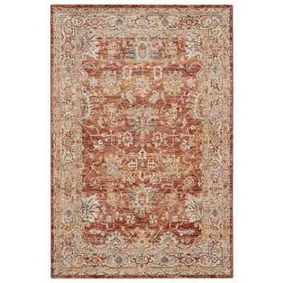 Nourison Sahar 3'11"x5'11" Rust Rectangular Area Rug