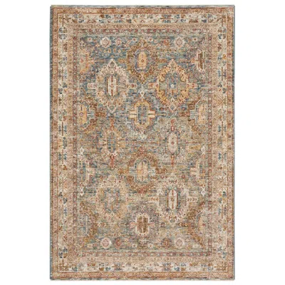 Nourison Sahar 7'10"x10'4" Blue Rectangular Area Rug