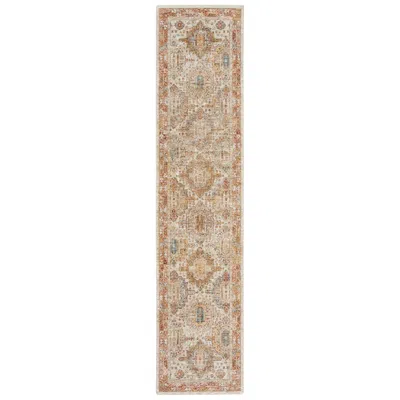 Nourison Sahar Shr01 2'3"x10'2" Multi-color Ivory Runner Area Rug