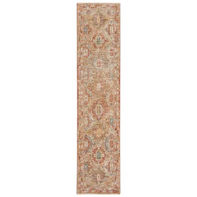 Nourison Sahar Shr01 2'3"x10'2" Rust Runner Area Rug