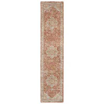 Nourison Sahar Shr06 2'3"x10'2" Multi-color Ivory Runner Area Rug